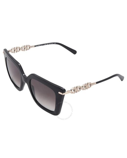 Ferragamo Black Grey Gradient Butterfly Sunglasses Sf1041s 001 51