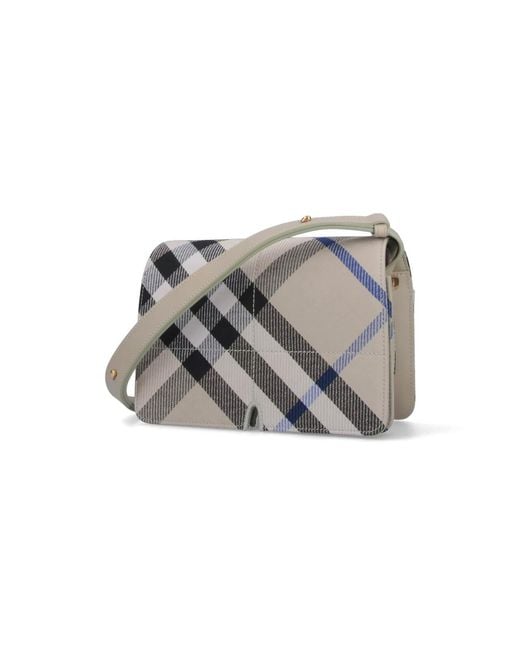 Burberry Gray Snip Shoulder Bag