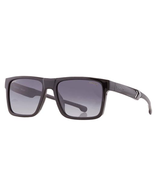 Carrera Black Grey Gradient Square Sunglasses Ducati 021/s 0807/9o 55 for men