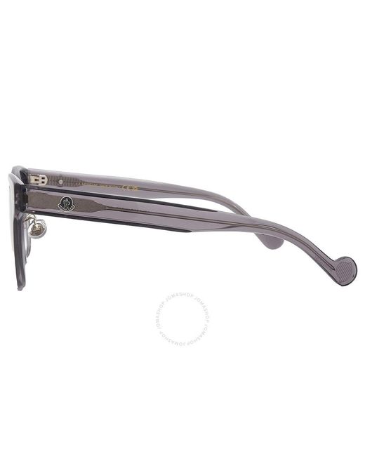 Moncler Metallic Gradient Smoke Pilot Sunglasses Ml0235-k 20b 53