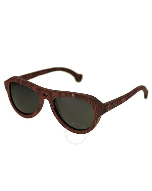 Spectrum Brown Keaulana Wood Sunglasses