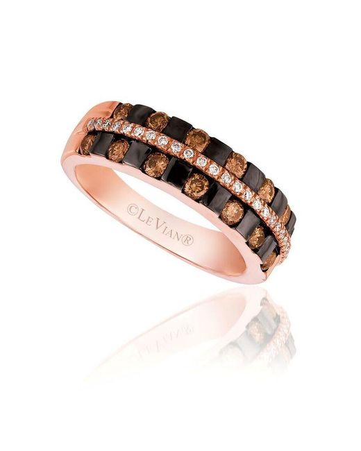 Le Vian Multicolor Ladies Chocolate And Strawberry Rings Set