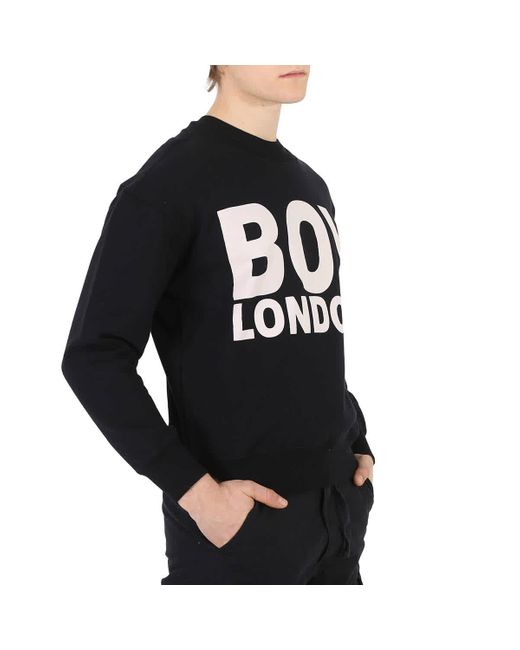 BOY London Blue Eagle Backprint Regular Fit Sweatshirt for men