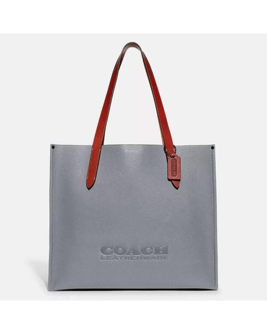 COACH Purple Relay Tote Bag for men