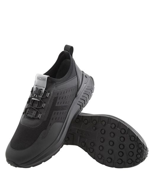 Tod's Black Tods No_Code J Dark Tar Low Top Sneakers for men