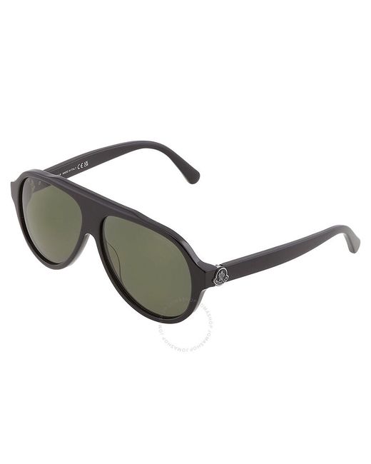 Moncler Caribb Green Pilot Sunglasses Ml0265 01n 59 for Men | Lyst UK 