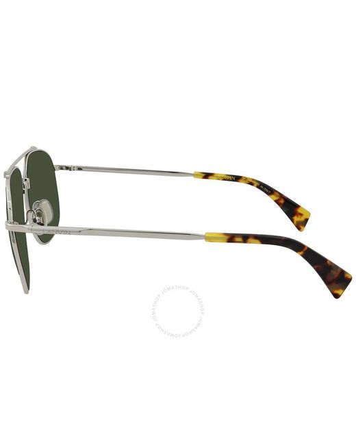 Lanvin Green Pilot Sunglasses