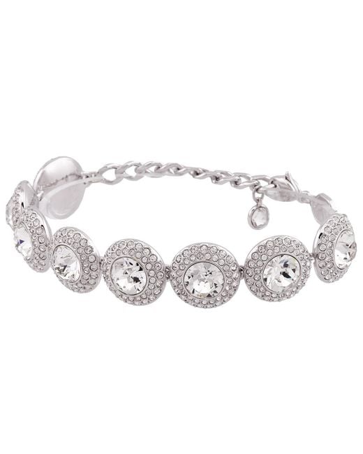 Swarovski Metallic Rhodium Plated Una Angelic Bracelet