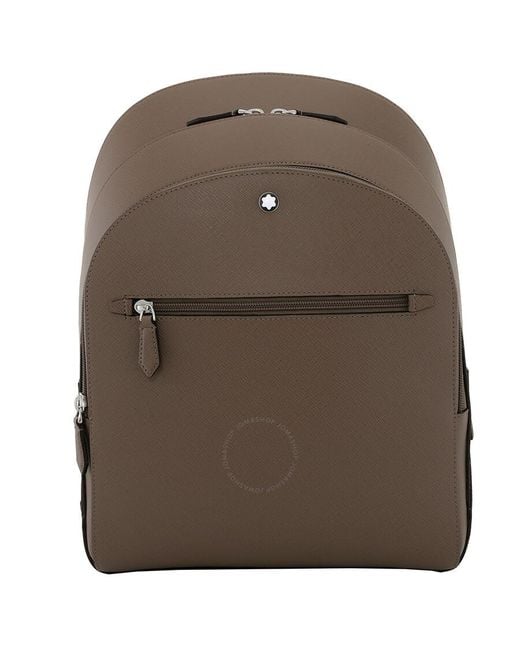 Montblanc Brown Medium 3 Compartments Sartorial Backpack