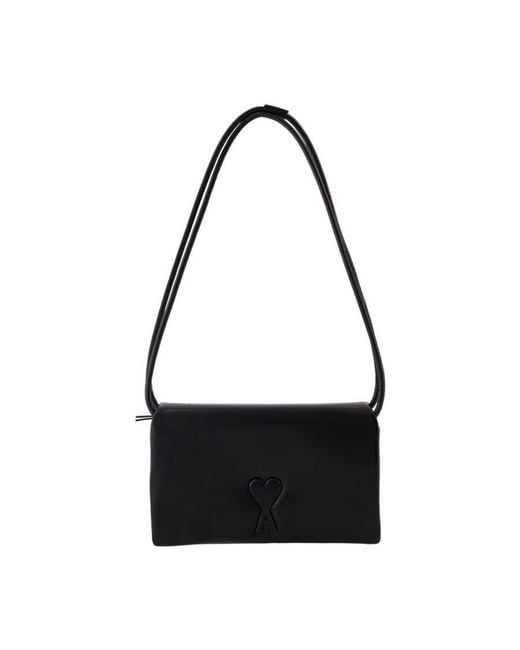AMI Black Shoulder Bag