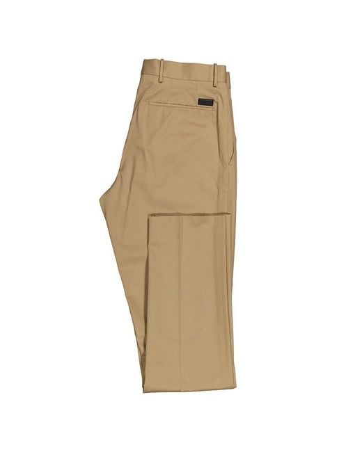 Burberry Brown Taupe Chino Pants for men