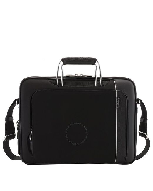 Tumi Black Arrive Hannover Slim Briefcase for men