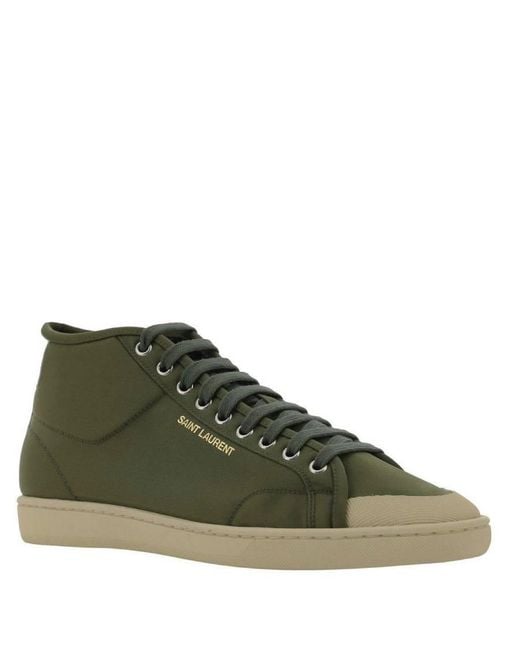 Saint Laurent Green Court Classic Sl 39 Midtop Sneakers, Brand Size 41 Us for men