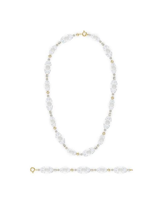 Swarovski White Somnia Necklace & Bracelet Set