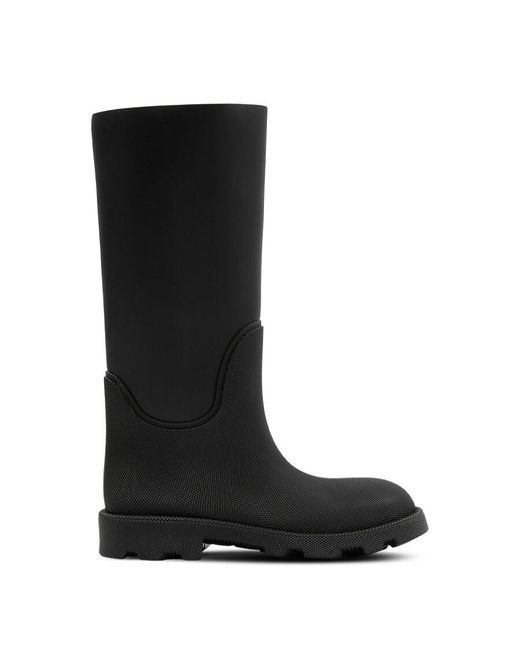 Burberry Black Marsh Rubber High Boots, Brand Size 42 Us for men