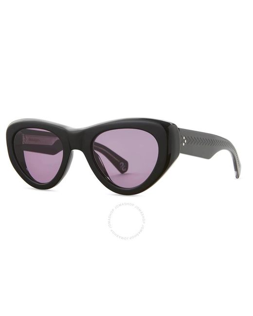 Mr. Leight Brown Reveler S Semi-flat Hibiscus goggle Sunglasses Ml2032 Bk-pw/sfhibis 49