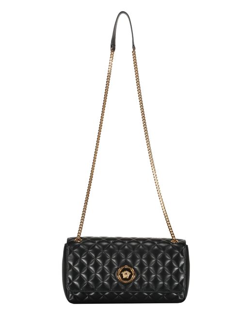 Versace Gray Leather Crossbody Bag