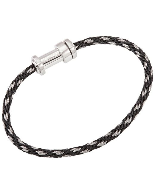 Montblanc Metallic Meisterstuck Woven Bracelet- Size 68 for men