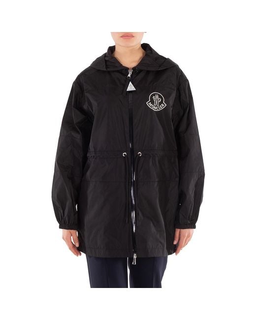 Moncler Black Veirade Hooded Parka, Brand Size 1