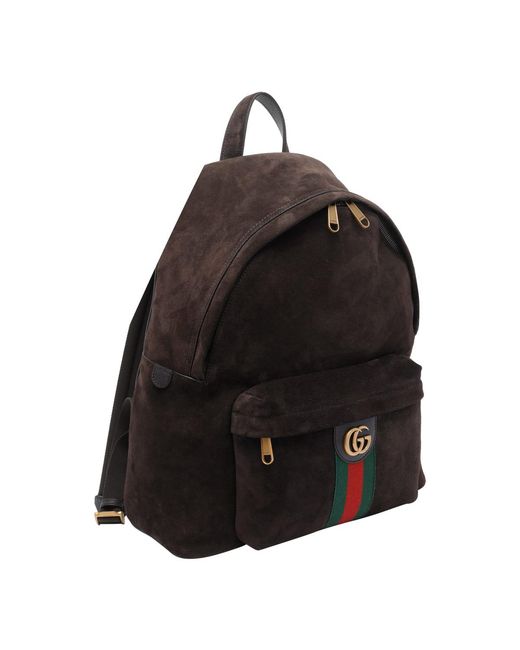 Gucci Black Medium Ophidia Backpack for men