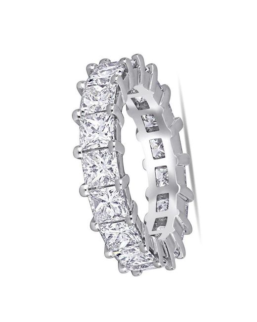 Amour Gray 5.54 Ct Princess Diamond Tw Eternity Ring