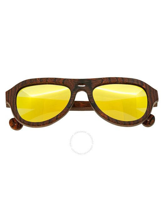 Spectrum Yellow Stroud Wood Sunglasses