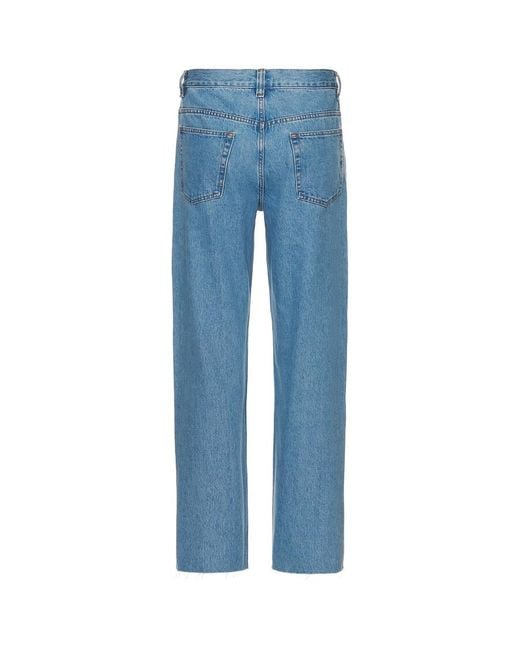 A.P.C. Blue A. P.C. Raw Edge Relaxed Jeans for men
