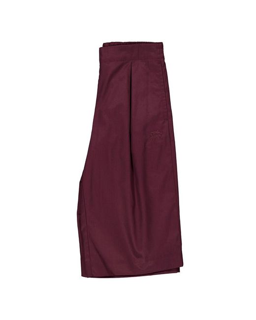Burberry Purple Toddler Hermia Pleated Ekd Trousers