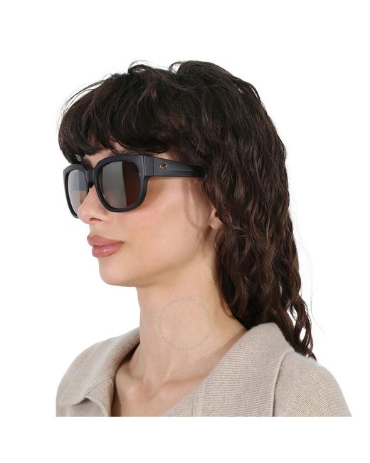 Costa Del Mar Gray Waterwoman 2 Grey Silver Mirror Glass Polarized Cat Eye Sunglasses Wtr 252 osgglp