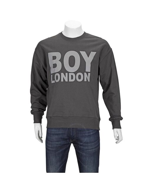 BOY London Gray Dark Reflective Sweatshirt for men