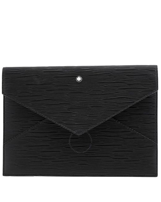 Montblanc Black Meisterstuck Leather 4810 Envelope Pouch