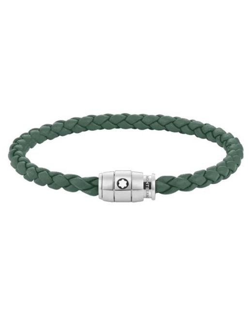 Montblanc Green Meisterstuck Steel 3 Rings Bracelet