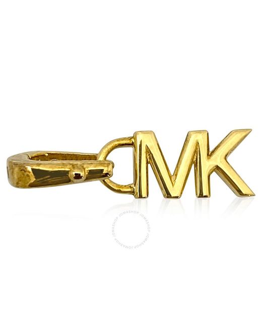 Michael Kors Metallic 14k Gold-plated Sterling Silver Mott Logo Charm