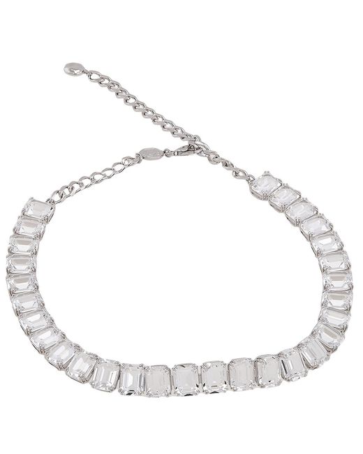 Swarovski Metallic Ladies Millenia Octagon Cut Crystal Choker
