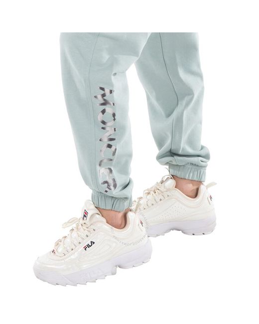 Moncler Blue Drawstring Logo-Print Pants