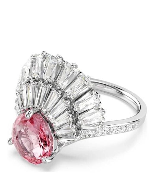 Swarovski Metallic Idyllia Shell Cocktail Ring