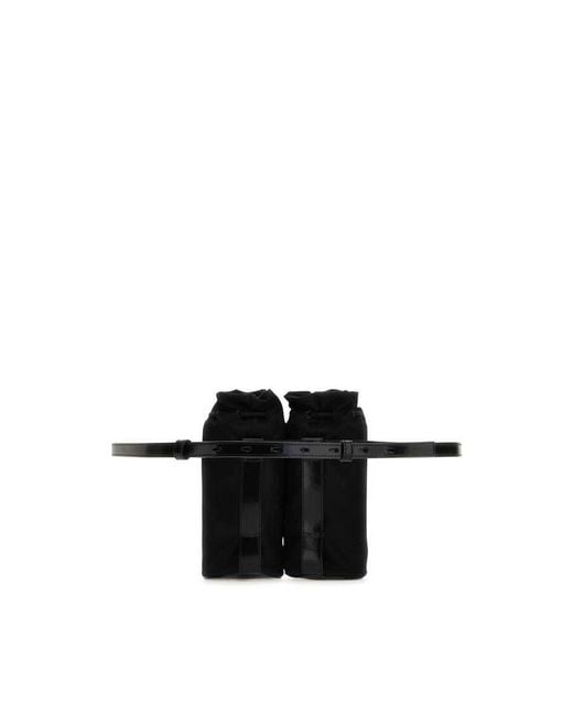 Ferragamo Black Econyla Belt Bag for men