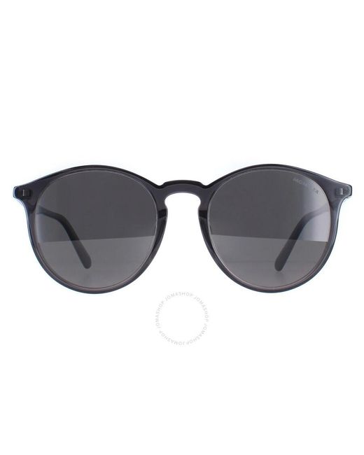 Moncler Gray Smoke Polarized Phantos Sunglasses Ml0213-f 01d 52