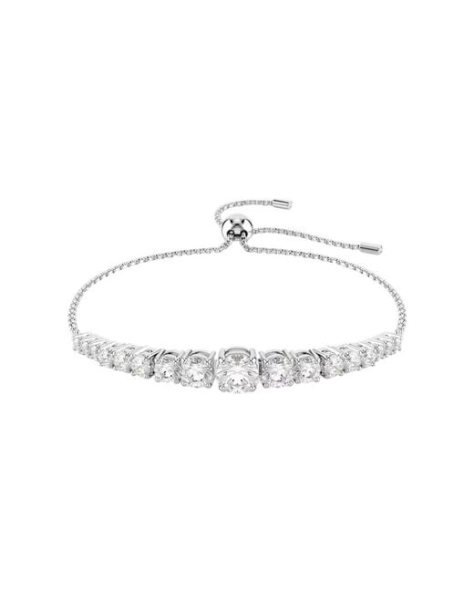 Swarovski Metallic Rhodium Plated Matrix Bracelet
