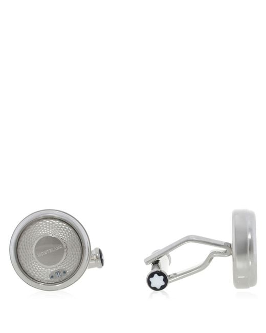 Montblanc Metallic Nicolas Rieussec Steel Cufflinks for men
