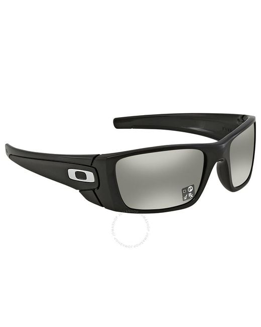 Oakley Black Fuel Cell Prizm Wrap Sunglasses Oo9096 9096j5 for men