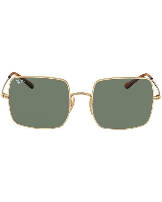 Ray-Ban Gray Square 1971 Classic Green Sunglasses Rb1971 914731