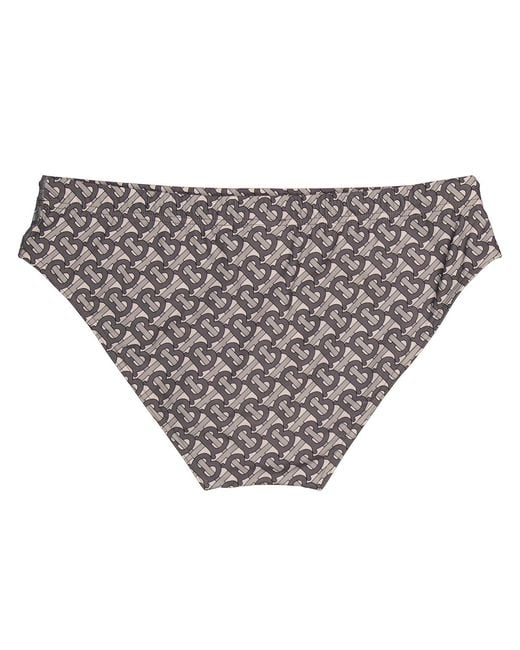 Burberry White Mid Grayes Monogram Swim Briefs for men