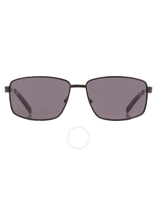 Calvin Klein Brown Grey Rectangular Sunglasses Ck22122s 002 60 for men