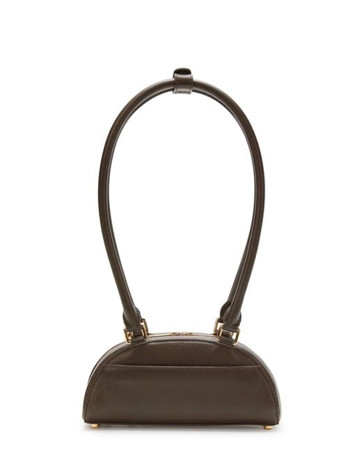 Self-Portrait Metallic Leather Shoulder Bag With Charms