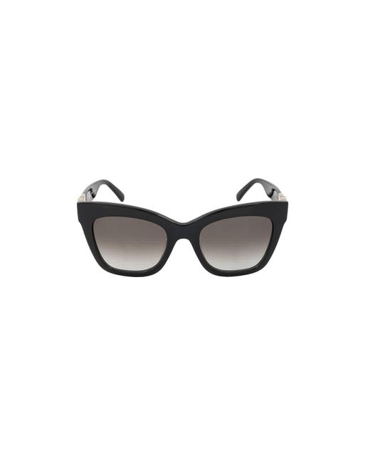 MCM Black Grey Gradient Rectangular Sunglasses 686s 001 54
