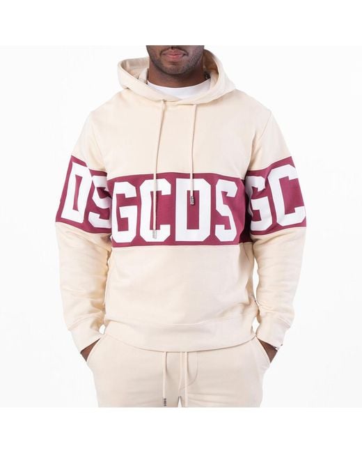 Gcds Gray Logo Band Sweatshirt for men