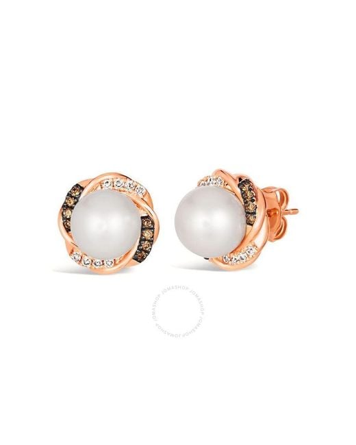 Le Vian Pink Ladies Vanilla Pearls Earrings Set