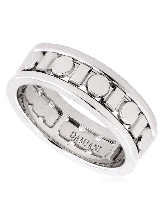 Damiani Metallic Belle Epoque Reel Ring, Size 8 (Us 4.5) for men