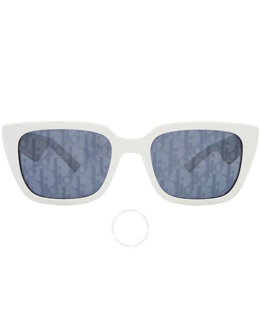 Dior Blue Logo Square Sunglasses B27 S2i 50b8 55 for men